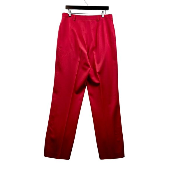 Vintage Escada by Margaretha Ley Wool Designer Trousers Made in Germany Hot Pink - Picture 2 of 10